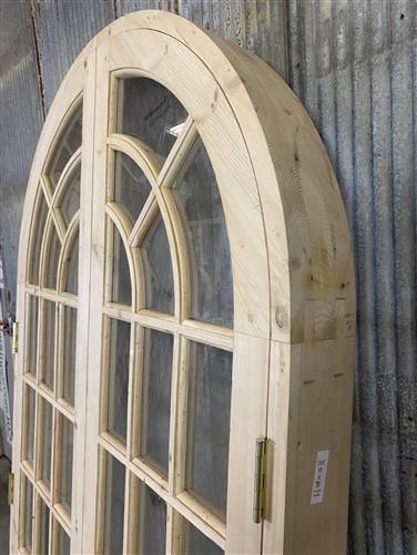 Home & Living > Home Improvement > Doors & Locks > Doors - Arched French Double Door (48x80) 14 Pane Glass Door European S...