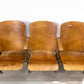 6 Vintage Wood Folding Theater Seats, Auditorium Seats, Entryway Bench, E3