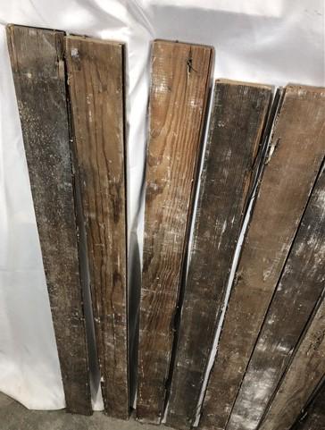 Craft Supplies & Tools > Raw Materials > Wood > Boards & Planks - Reclaimed Wainscoting Bead Board Pieces, Architectural S...