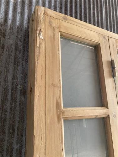 Antique French Double Doors (71x88) Frosted Glass European SideLite Jamb C6