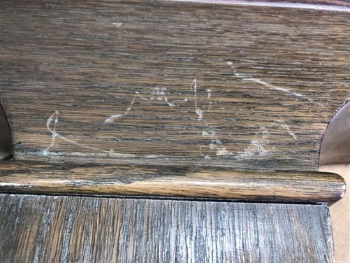 3 Wooden Piano Legs, Ornate Harvest Folk Art Table Legs, Vintage Furniture Legs
