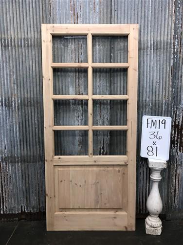 Home & Living > Home Improvement > Doors & Locks > Doors - French Single Door (36x80.75) 8 Pane Glass Door European Styled...