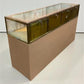 Home & Living > Storage & Organization - 2 Pc. Parker Glass Display Case, Vintage Floor Showcase, Lighted Store Counter by...