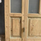 Antique French Double Doors (71x88) Frosted Glass European SideLite Jamb C2