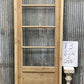Antique French Single Door (28.25x82) Glass Pane Door with Jamb, Encased Door T3