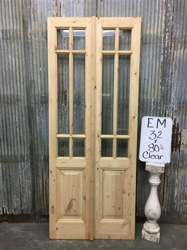 Home & Living > Home Improvement > Doors & Locks > Doors - French Double Door (32x80.5) 6 Pane Glass European Styled Door...