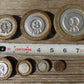 Scale Weights - Platform Scale Weights Vintage Metal Hanging Industrial Fairbank Morse Hdwe A39 by The Old Grainery (1 lb,...