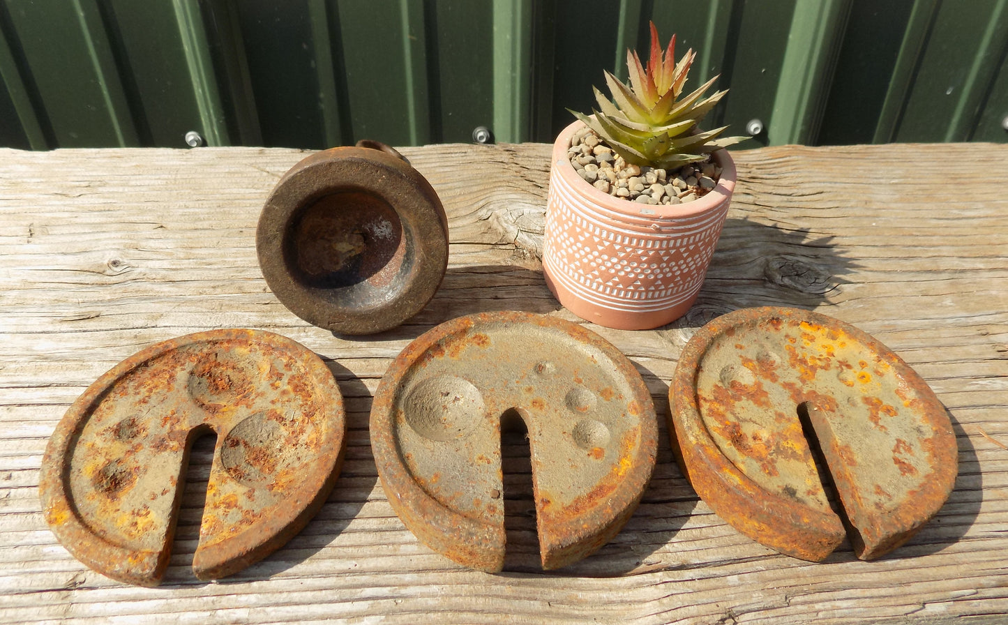 Platform Scale Weights Vintage Metal Hanging Industrial Fairbank Morse Hdwe A40
