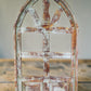 Windows - Blue Arched French Country Distressed Window Frame (19.5x38) Rustic Decor by The Old Grainery (arched window, Co...