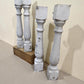 4 White Wood Balusters Reclaimed Spindles Porch Post House Trim k