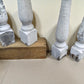 4 White Wood Balusters Reclaimed Spindles Porch Post House Trim k