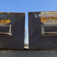 2 Metal Filing Cabinet Drawers, Vintage Industrial Age Storage Organization