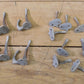 Lot Gym Locker Hooks, Metal Jr High School Locker Hooks, Vintage Gym Hardware,