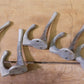 Lot Gym Locker Hooks, Metal Jr High School Locker Hooks, Vintage Gym Hardware,