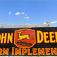 John Deere Sign - John Deere Farm Implements Sign, Metal Porcelain Sign, John Deere Advertising d, by The Old Grainery (ad...