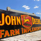 John Deere Sign - John Deere Farm Implements Sign, Metal Porcelain Sign, John Deere Advertising d, by The Old Grainery (ad...
