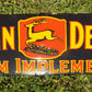 John Deere Sign - John Deere Farm Implements Sign, Metal Porcelain Sign, John Deere Advertising d, by The Old Grainery (ad...