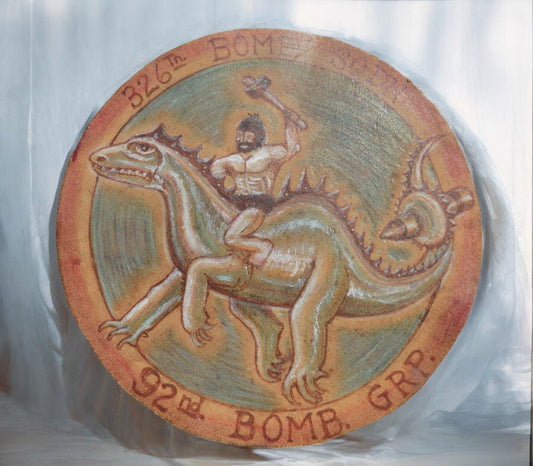 Military - 326th Emblem Bomb Squadron, Leather Patch, WWII US Military, Air Force A by The Old Grainery (326th, 92nd, avia...