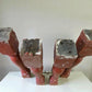 Balusters - 4 Rustic Red Wood Balusters Architectural Salvage Spindles Porch Trim A by The Old Grainery (Architectural, Ca...