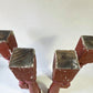 Balusters - 4 Rustic Red Wood Balusters Architectural Salvage Spindles Porch Trim B by The Old Grainery (Architectural, Ca...