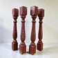Balusters - 4 Rustic Red Wood Balusters Architectural Salvage Spindles Porch Trim B by The Old Grainery (Architectural, Ca...