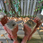 Balusters - 4 Rustic Red Wood Balusters Architectural Salvage Spindles Porch Trim C by The Old Grainery (Architectural, Ca...