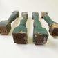 Balusters - 4 Vintage Green Wood Balusters, Reclaimed Spindles, Architectural Salvage, H by The Old Grainery (Architectura...