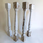 Balusters - 4 White Wood Balusters Reclaimed Spindles Porch Post House Trim A17 by The Old Grainery (Architectural, Candle...