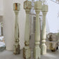 Balusters - 4 White Wood Balusters Reclaimed Spindles Porch Post House Trim A18 by The Old Grainery (Architectural, Candle...