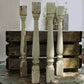Balusters - 4 White Wood Balusters Reclaimed Spindles Porch Post House Trim A18 by The Old Grainery (Architectural, Candle...