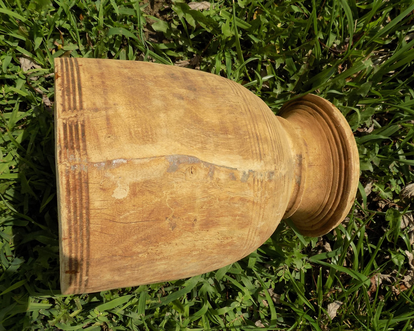 Wood pot - Water Jug, Wood Pot, Wood Vase, Rustic Planter, Modern Farmhouse, European T by The Old Grainery (accent, decor...