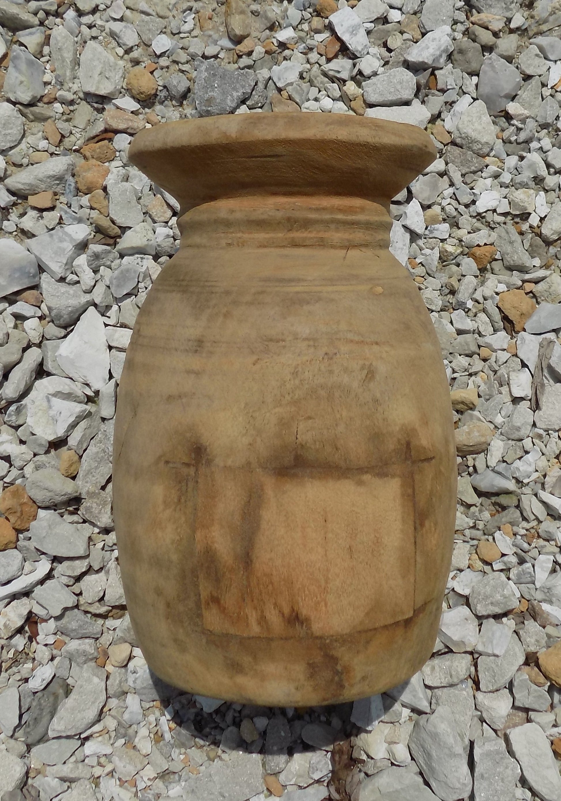 Wooden vase - Water Jug, Wood Pot, Wood Vase, Rustic Planter, Modern Farmhouse, European V by The Old Grainery (Brown, Cou...