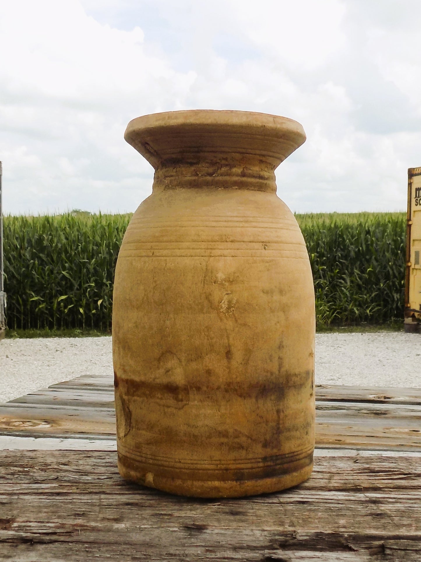Wooden vase - Water Jug, Wood Pot, Wood Vase, Rustic Planter, Modern Farmhouse, European X by The Old Grainery (10 inch ta...
