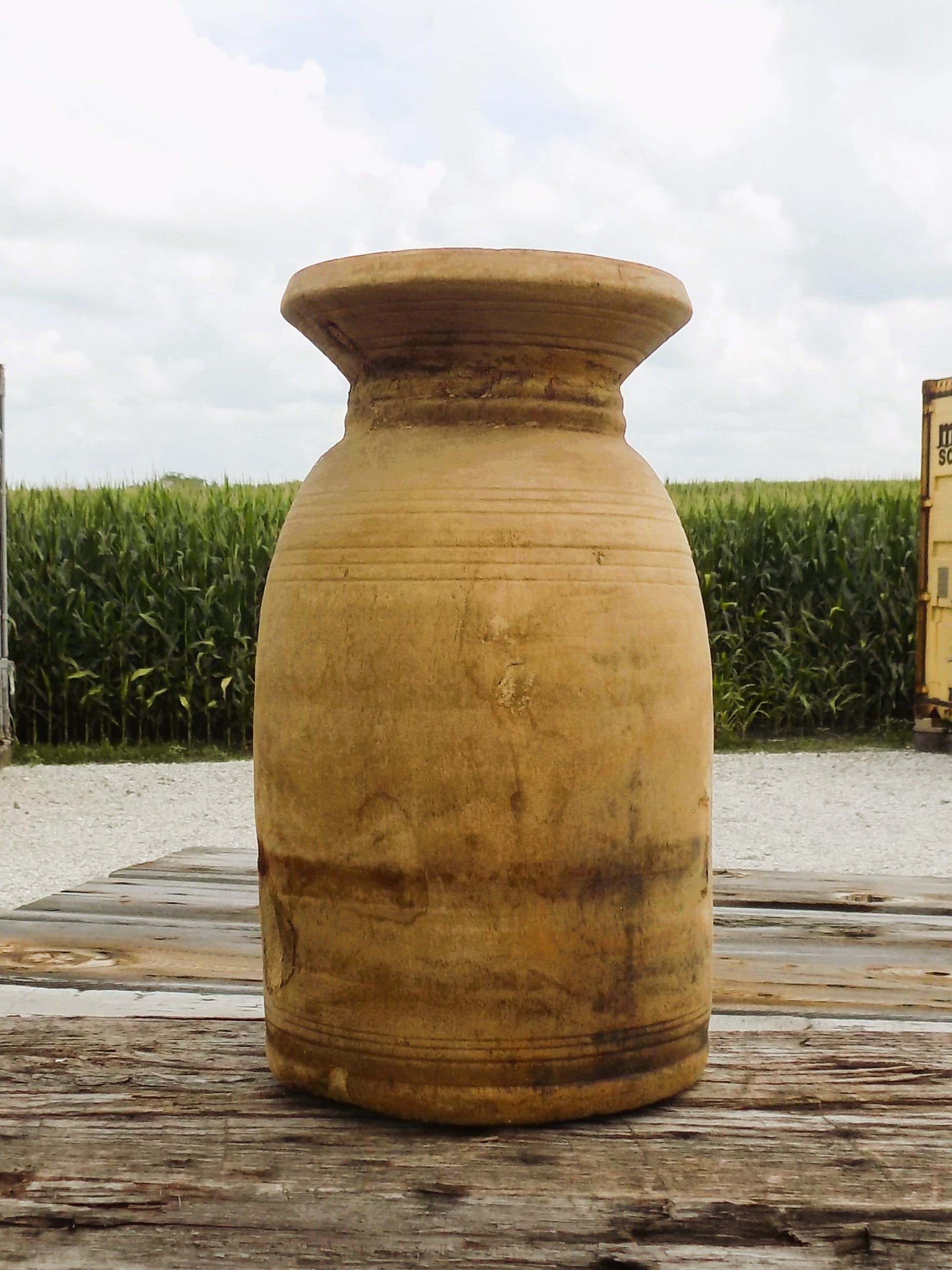 Wooden vase - Water Jug, Wood Pot, Wood Vase, Rustic Planter, Modern Farmhouse, European X by The Old Grainery (10 inch ta...