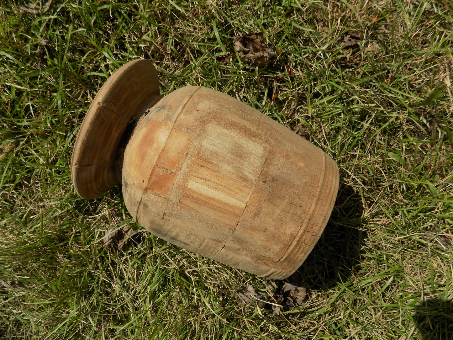 Wooden vase - Water Jug, Wood Pot, Wood Vase, Rustic Planter, Modern Farmhouse, European Z by The Old Grainery (9 inch tal...