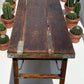 Reclaimed Wood Folding Table (68x22) Rustic Wood Dining, Kitchen Island B7