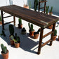 Reclaimed Wood Folding Table (68x22) Rustic Wood Dining, Kitchen Island B7