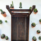 Reclaimed Wood Folding Table (68x22) Rustic Wood Dining, Kitchen Island B7