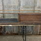 Wood Framed Countertop Glass Case, Vintage Retail Store Showcase, Collector Case