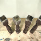 Balusters - 4 Vintage Brown Wood Balusters Architectural Salvage Spindles Porch Trim, R by The Old Grainery (Architectural...