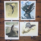 Art & Collectibles > Prints > Lithographs - 4 Richard Sloan Bird Prints (11x14) Bird of Prey Wildlife Art, Eagle Hawk Falc...