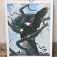 Art & Collectibles > Prints > Lithographs - 4 Richard Sloan Bird Prints (11x14) Bird of Prey Wildlife Art, Eagle Hawk Falc...