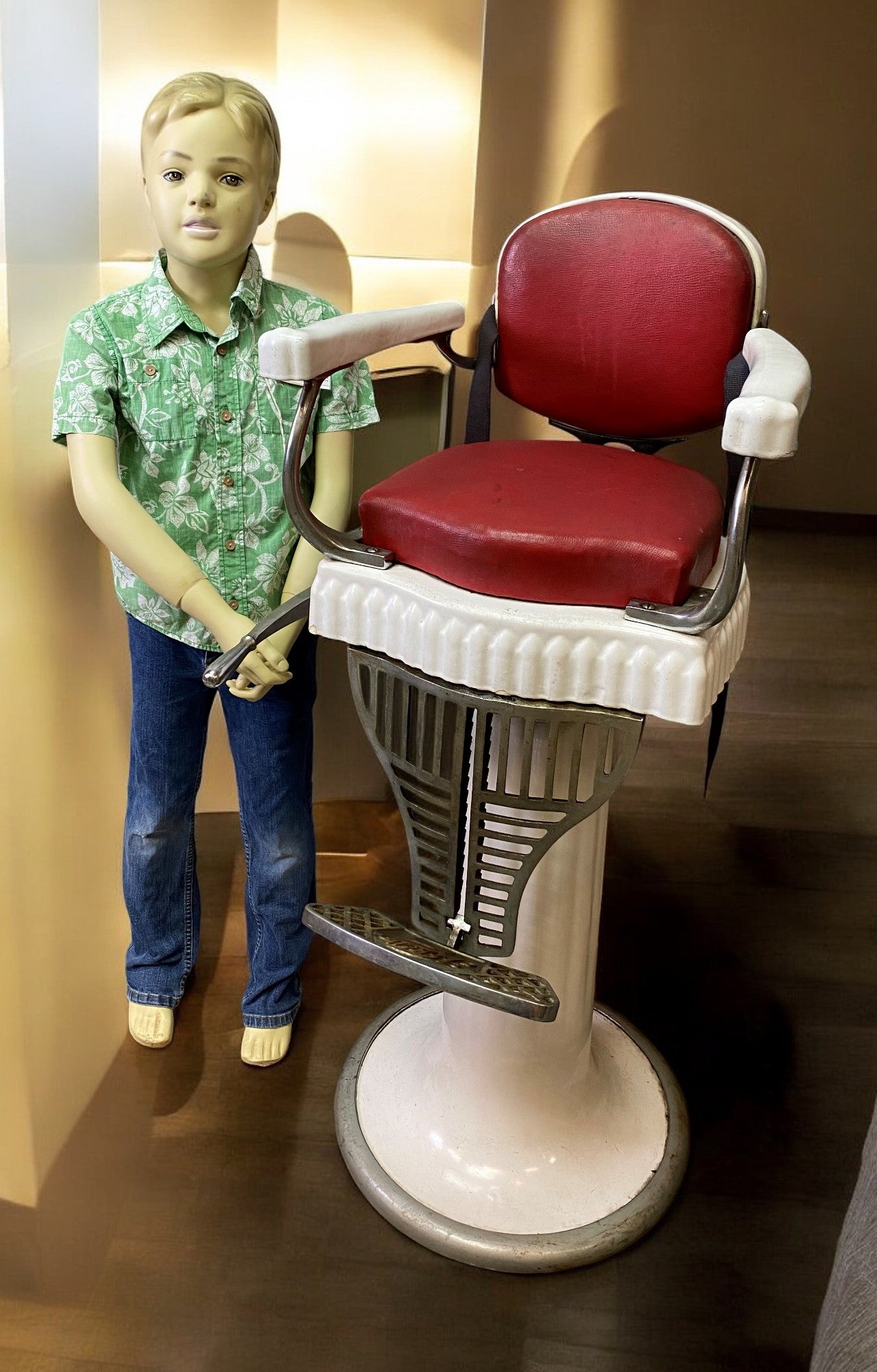 Koken Barber Old Style Barber Chair Child's Koken Barber Chair