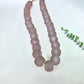 Home Goods - Pale Pink Recycled Glass Beads African Trade Beads, Sea Glass Style, 1 Strand by The Old Grainery (African, E...