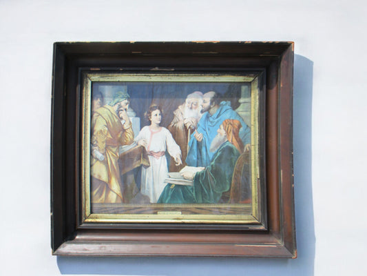 Religous - 1907 Sackets Wilhelms Christ Temple Church Framed Print Antique Religious Art by The Old Grainery (Antique Fram...