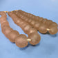 Home Goods - Pale Pink Recycled Glass Beads African Trade Beads, Sea Glass Style, 2 Strands by The Old Grainery (African,...