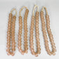 Home Goods - Pale Pink Recycled Glass Beads African Trade Beads, Sea Glass Style, 4 Strands by The Old Grainery (African,...