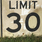 Signs - Speed Limit 30 Vintage Sign, 30x24 Vintage Metal Road Sign, A by The Old Grainery (Garage Art, Home Decor, Man Cave)
