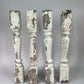 Balusters - 4 White Wood Balusters Reclaimed Spindles Porch Post House Trim A59 by The Old Grainery (Architectural, Candle...