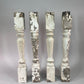 Balusters - 4 White Wood Balusters Reclaimed Spindles Porch Post House Trim A59 by The Old Grainery (Architectural, Candle...